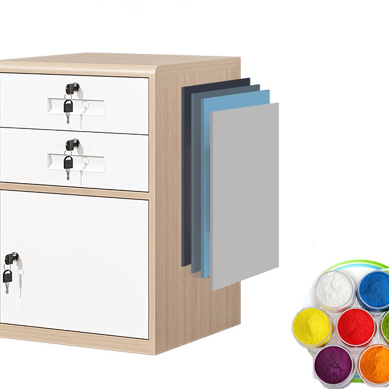 Classical File Cabinet Metal Vertical File Cabinet with Locking Drawers