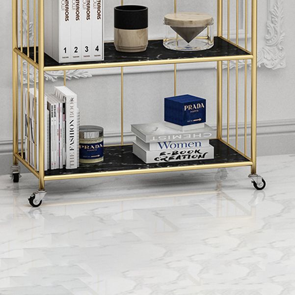 11.81"W Bookshelf Open Back Contemporary Style Bookcase for Home Office