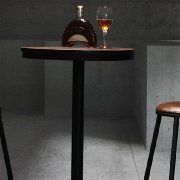Industrial Brown Bar Table Set 1/3/5 Pieces Solid Wood Counter Table for Indoor