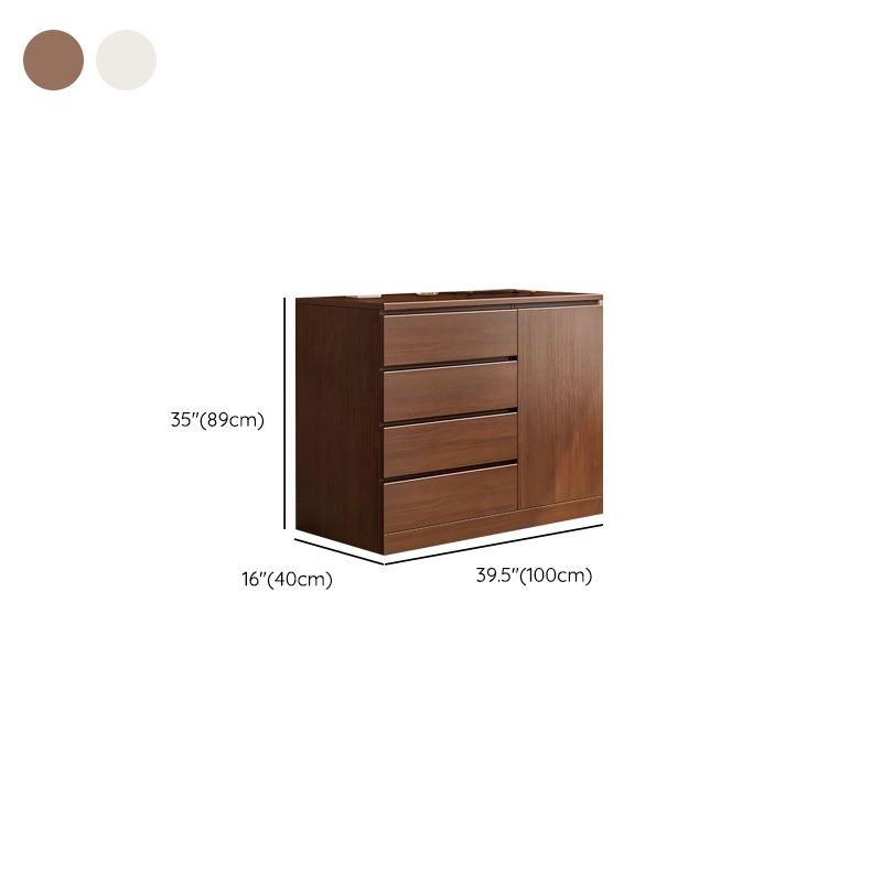 15.6-inch Width Modern Storage Chest Manufactured Wood Dresser