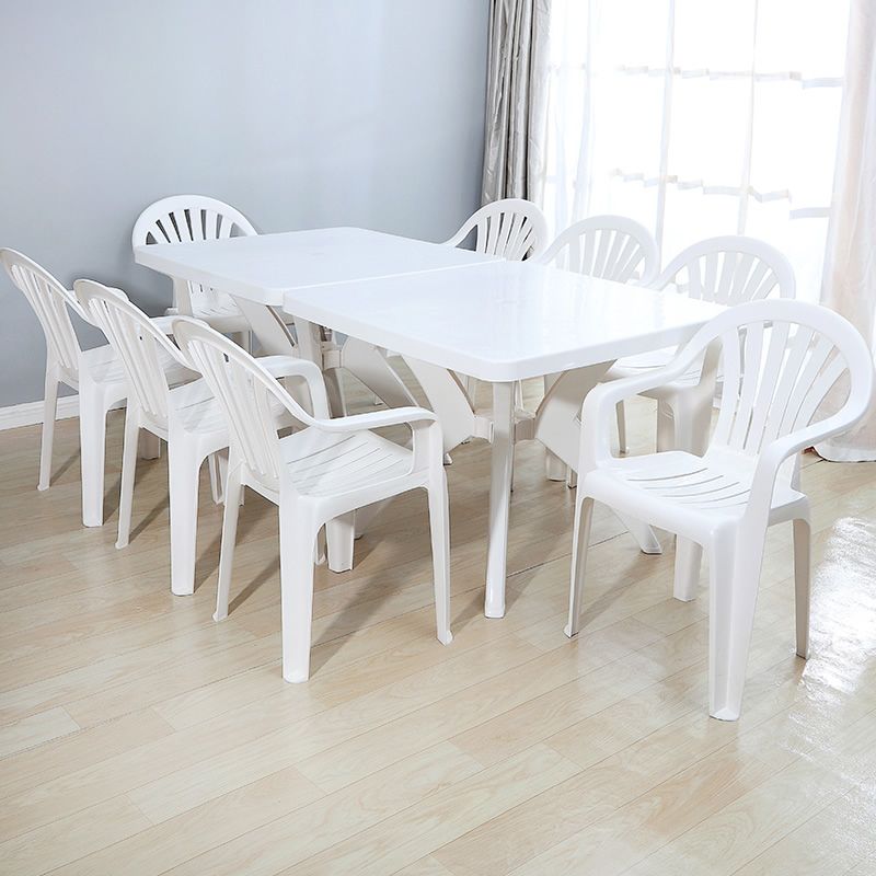 El hogar moderno que cena el brazo preside los sillones de comedor apilables plásticos Windsor