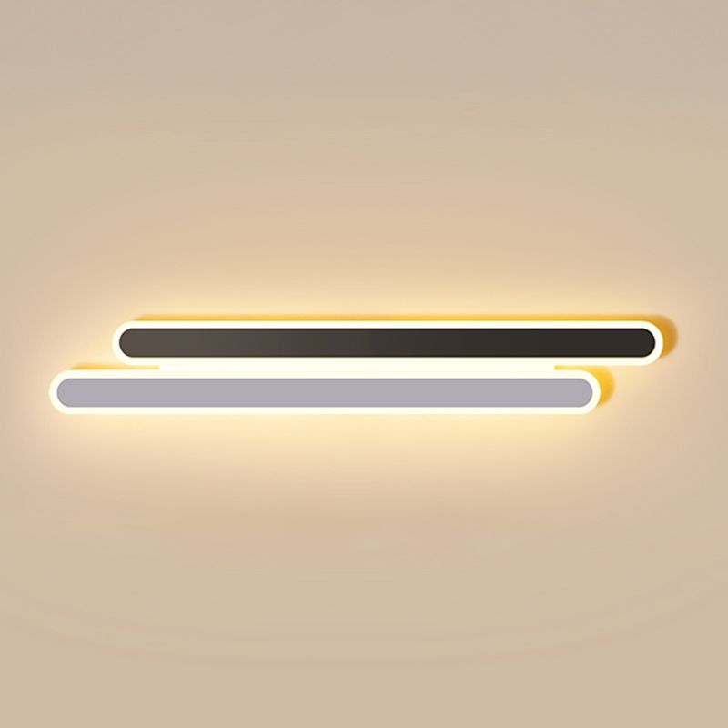Modern Style Wall Mount Light LED Wall Sconce Light with Acrylic Shade for Bedroom