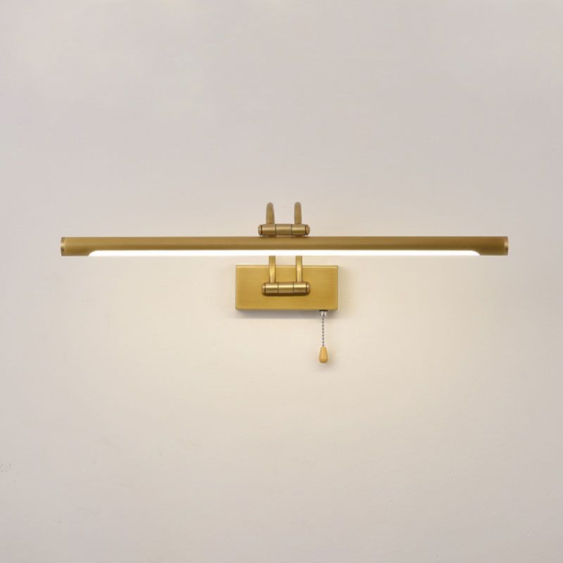 Vanité de vanité linéaire Lumière postmoderne à 1 lumière Appiculture murale pour salle de bain