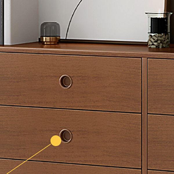 Modern Storage Chest Dresser Solid Wood Dresser with 5/6/9 Drawers