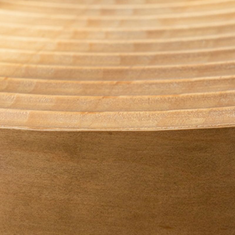 Scandinavian Solid Wood Cocktail Coffee Metal Round Coffee Table