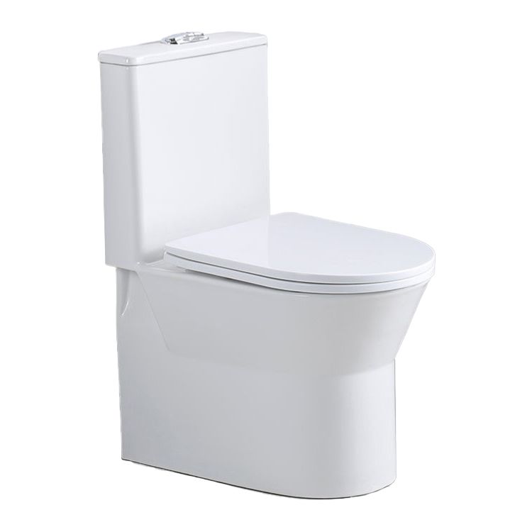 Modern Siphon Jet Toilet Floor Mount Urine Toilet with Toilet Seat