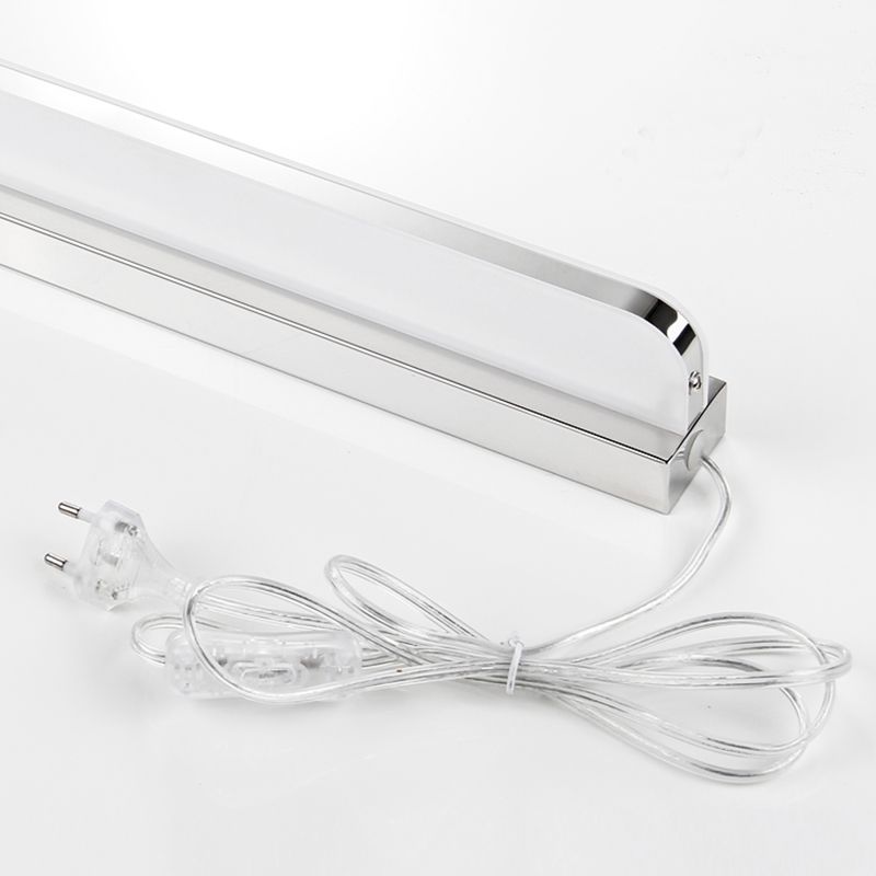 Ultradunne ijdelheid wandlampen moderne minimalistische stijl roestvrijstalen enkele ijdelheid lamp