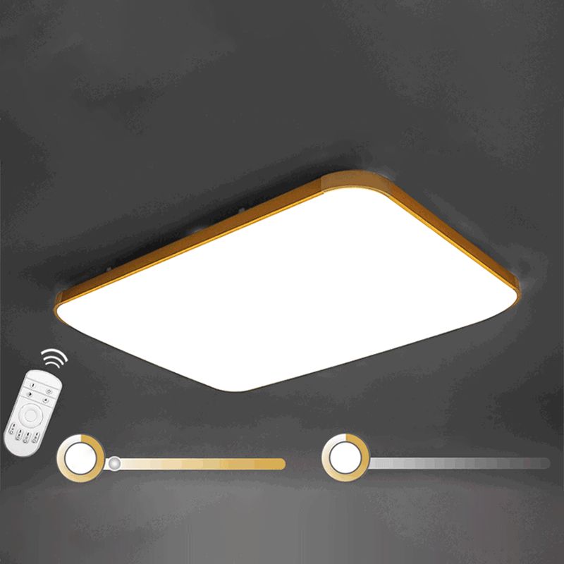 Luminaire de plafond encastré rectangulaire Luminaire de montage encastré en aluminium LED moderne