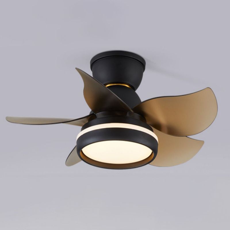 Metal Fan Shape Ceiling Fan Kid Style Single-Light Ceiling Fans Fixtures