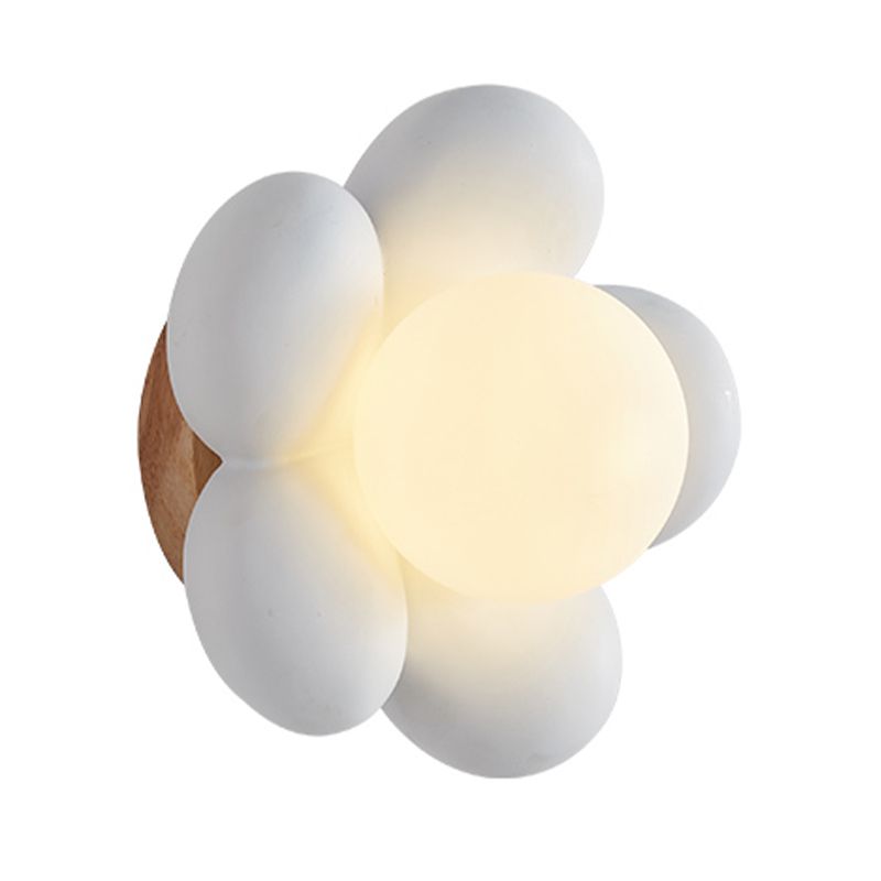 Modern Sconce Light Fixture Pink/White Wall Light Sconce for Bedroom