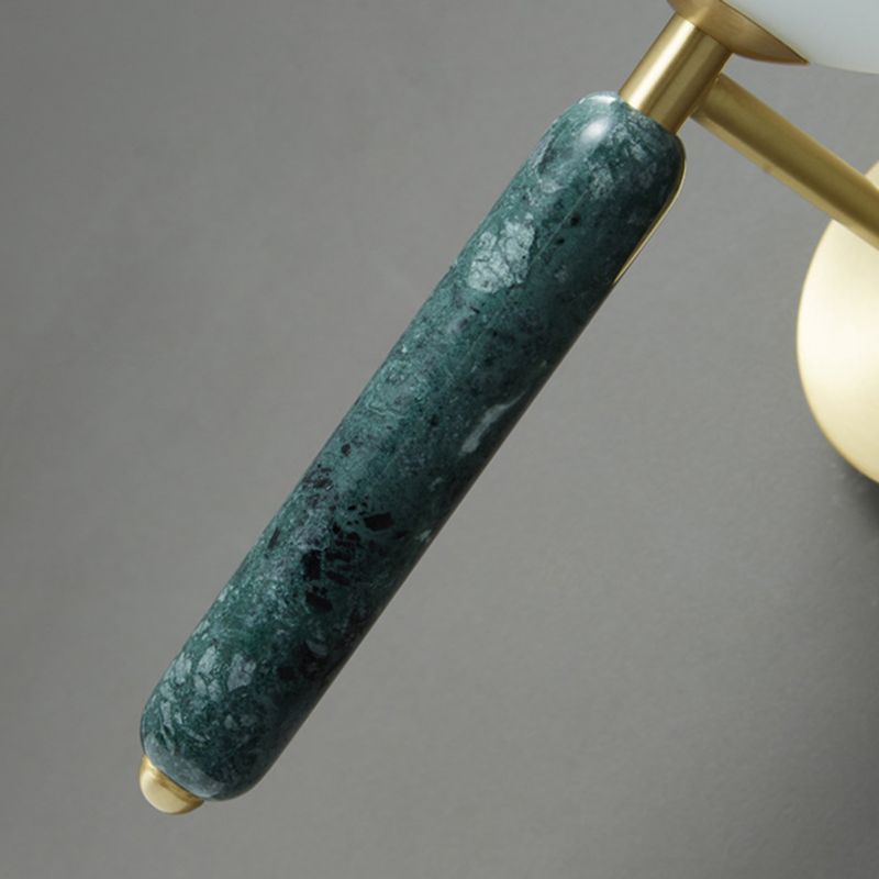 Moderne einfache Wandleuchten mit einem Kopf Marmorwand montierte Leuchte für Wohnzimmer