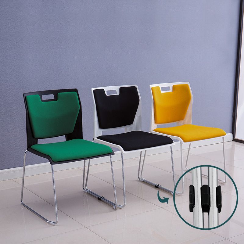 Modern Conference Chair with Metal Frame Mid Back Office Chair