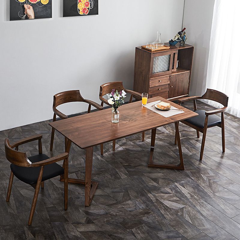 Traditional Kitchen Dining Chairs Solid Wood Arm Dining Chairs