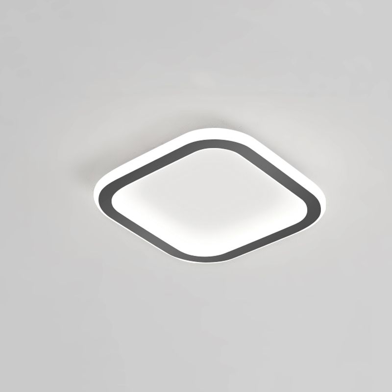 Plafonnier LED Ultra-mince à 1 lumière, nouveau plafonnier moderne en fer pour couloir