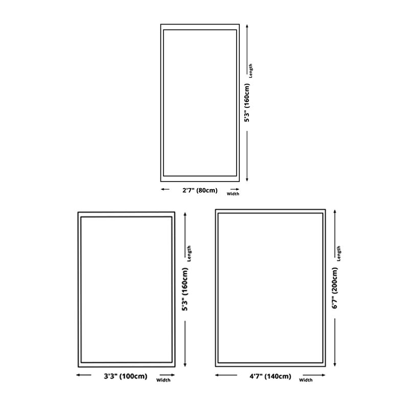 Minimalist Color Rendering Rug White Tone Polyester Area Carpet Stain Resistant Rug for Living Room