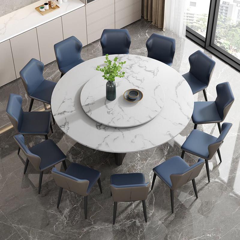 Modern Dining Set Stone 1/4/9 Pieces Dining Turntable Furniture for Home
