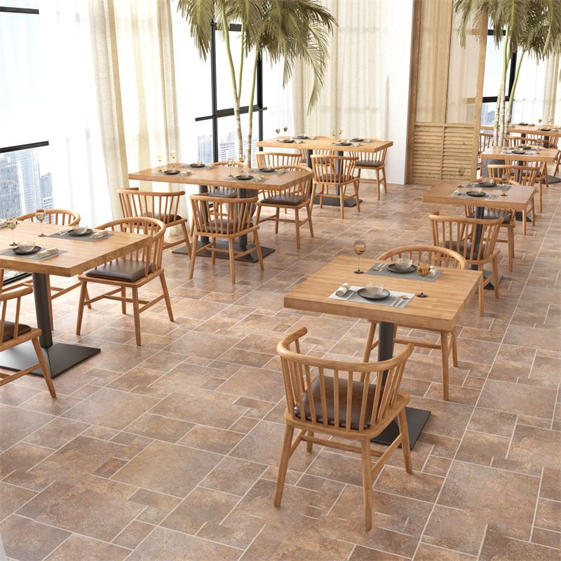 Modern Wood Dining Table Set 1/3/5 Pieces Dining Set for Home Use