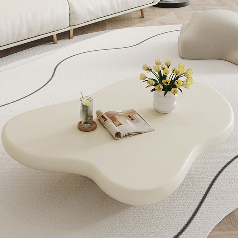 Solid Wood 4 Legs Coffee Table Modern Minimalist Coffee Table