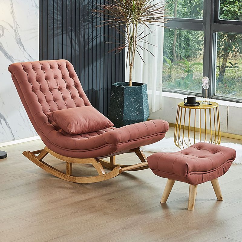 Light Luxury Modern Style Lazy Sofa Chair Leisure Chaise Lounge Rocking Chair