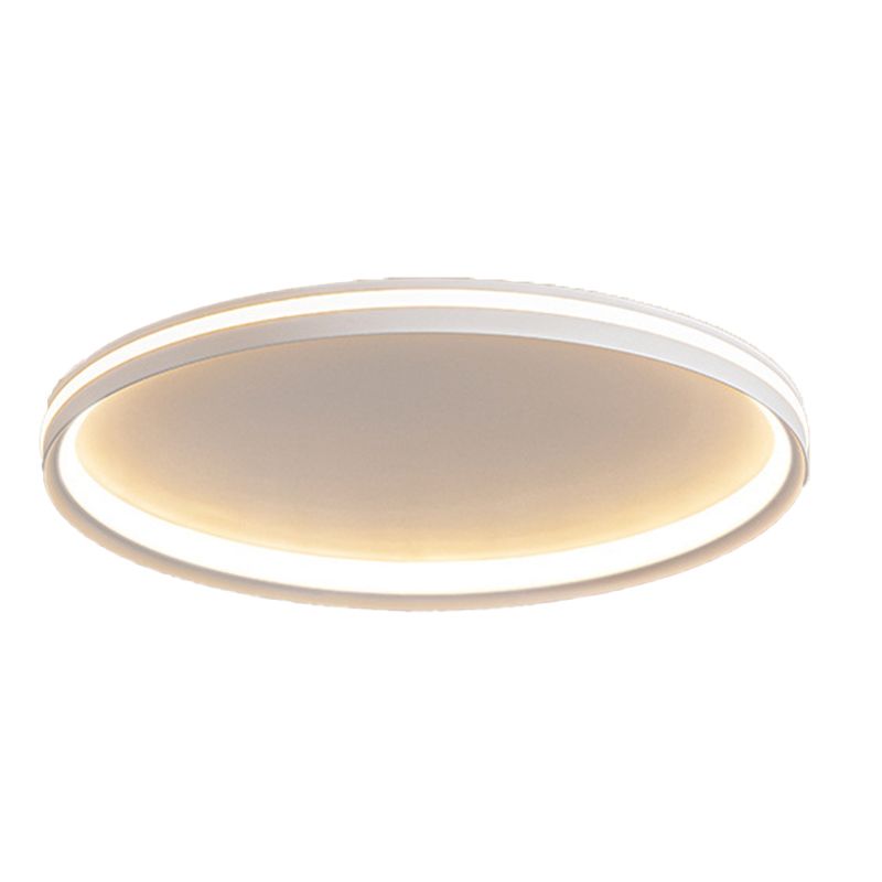White Ceiling Light Contemporary LED Flush Mount Lighting for Home