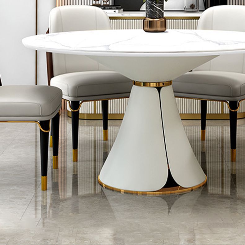 Modern Style Round Table Set 1/4/7 Pieces Dining Set for Home Use