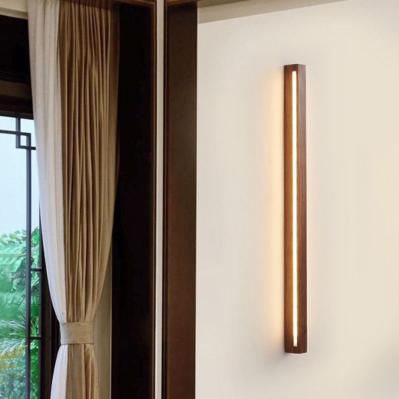 Lámparas de pared lineales contemporáneas de metal 2 luces lámpara de montaje de pared