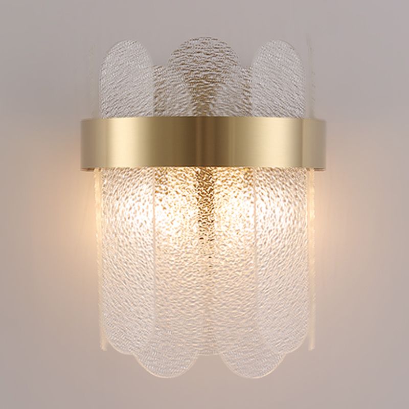 Geometric Sconce Light Fixtures Modern Style Glass 2 Lights Sconce Lights for Living Room Bedroom