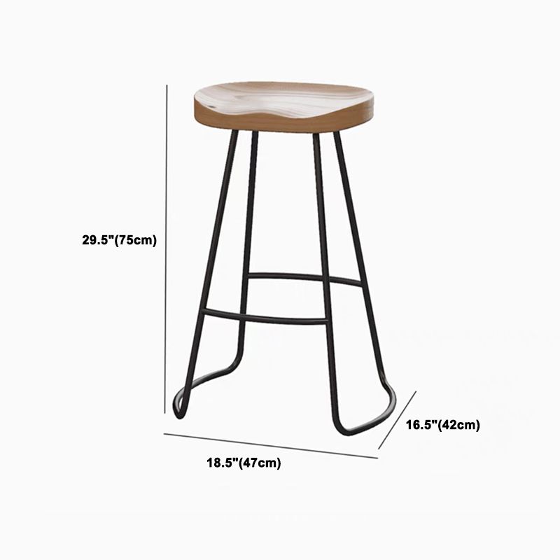 Luxurious Solid Wood Bar Table Set 1/4/5/9 Pieces Counter Table with Backless Stools