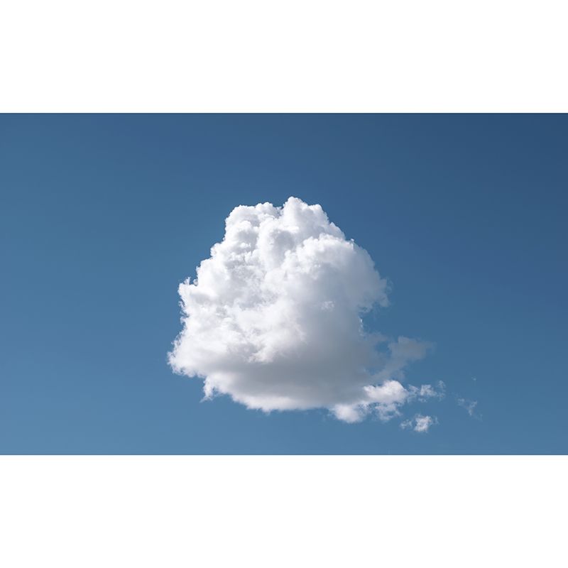 Modern Beautiful Scenery of Blue Sky Mural Wallpaper Stain-Proof Decorating Wall Art