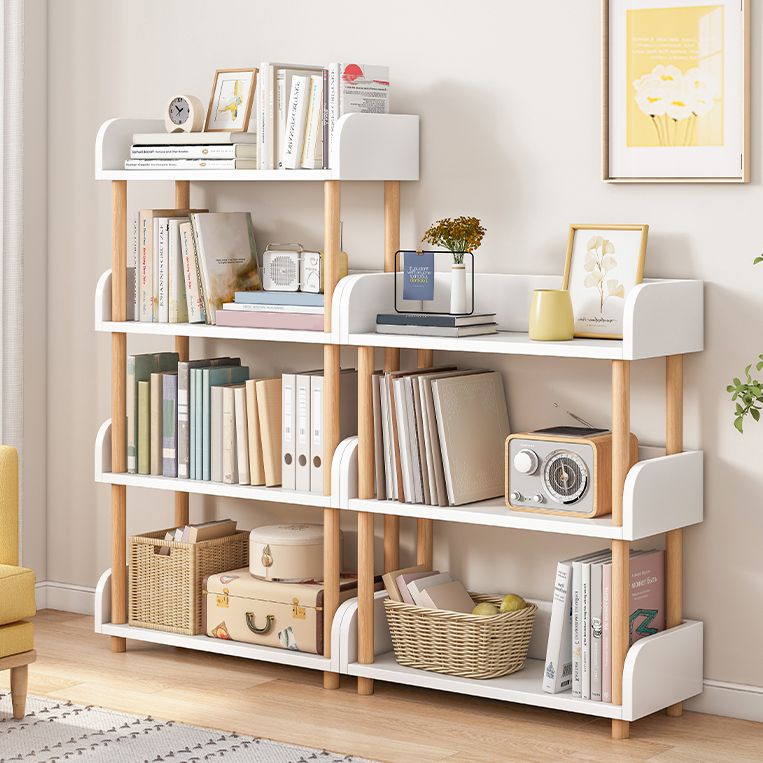 Scandinavian Bookshelf Engineered Wood Shelf Bookcase for Office