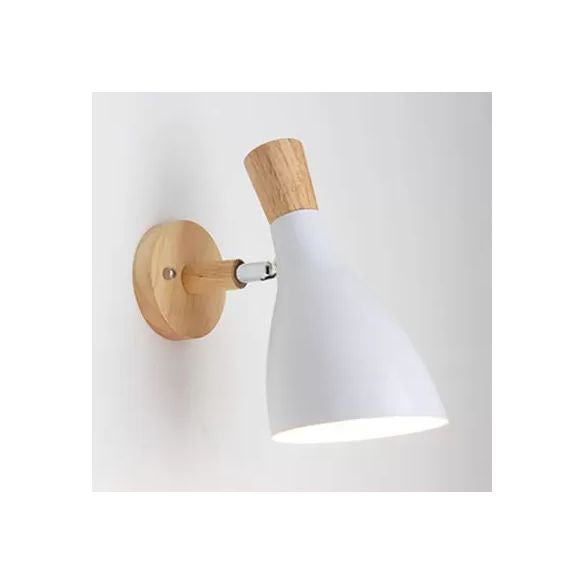 Rotatable Nordic Bottle Wall Sconce 1 Head Metal Wall Lamp for Kid Bedroom