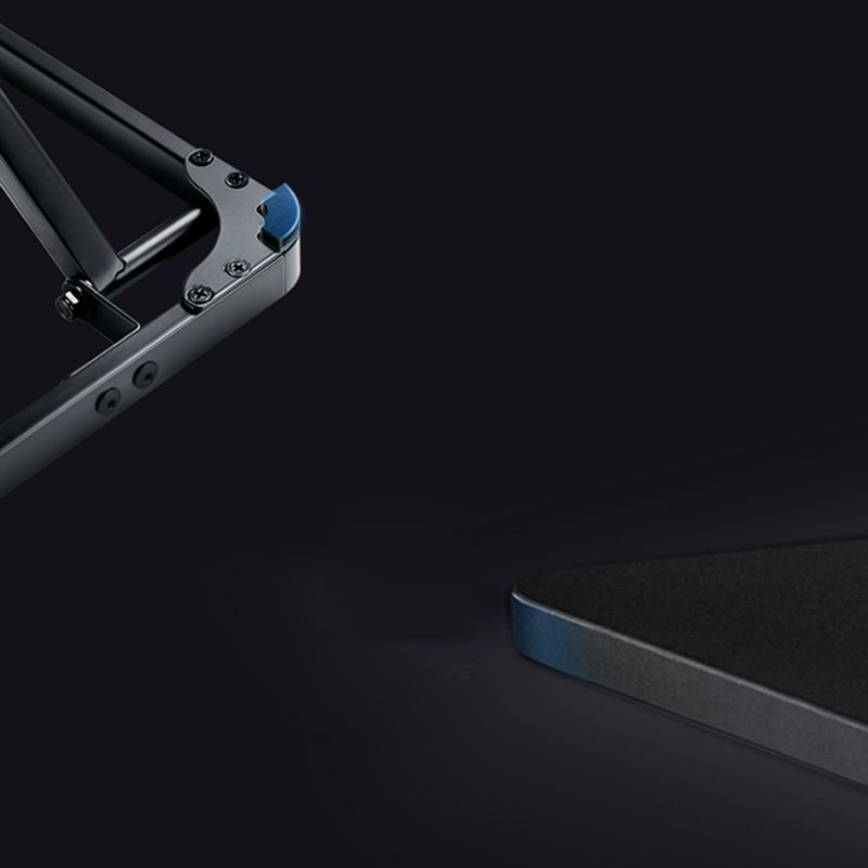 Rectangular Shaped Office Standing Desk Converter Wood in White/Black