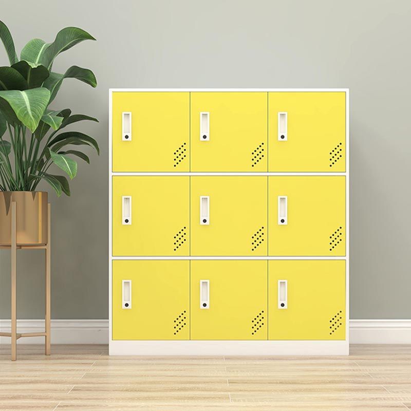 Metal Matte Finish Non-Hanging Cabinet Modern Storage Cabinet with Hinged Doors
