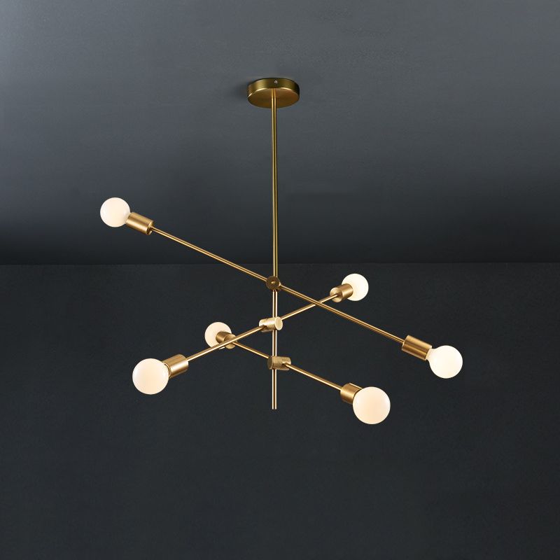 Metal Antique Antique Posting Lighting Accesors Sputnik Sphere Luces colgantes para sala de estar