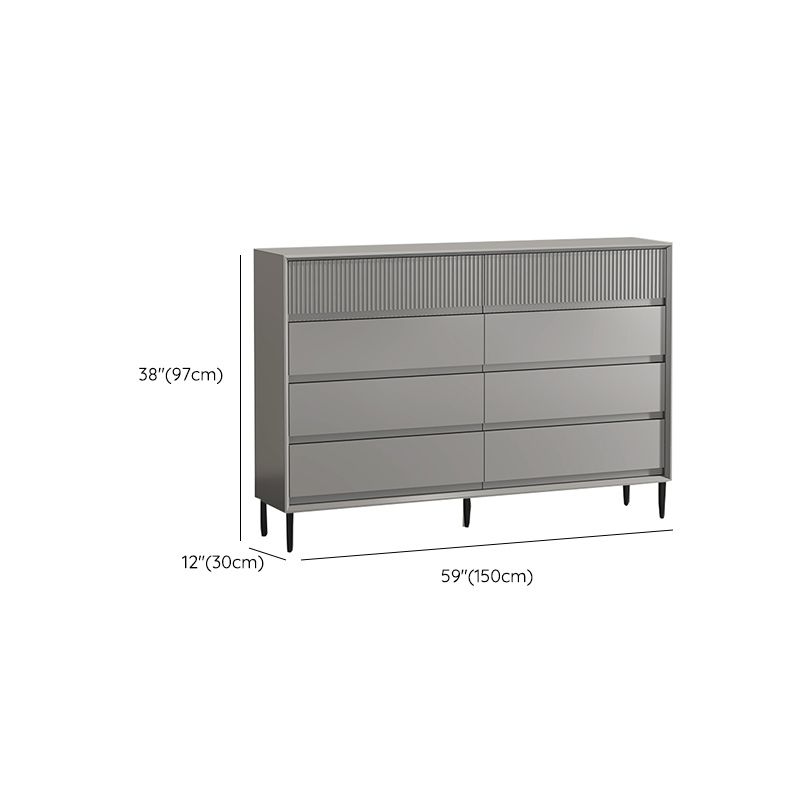 Classic Glam Storage Chest Stone Storage Chest Dresser with 5/6/8 Drawers