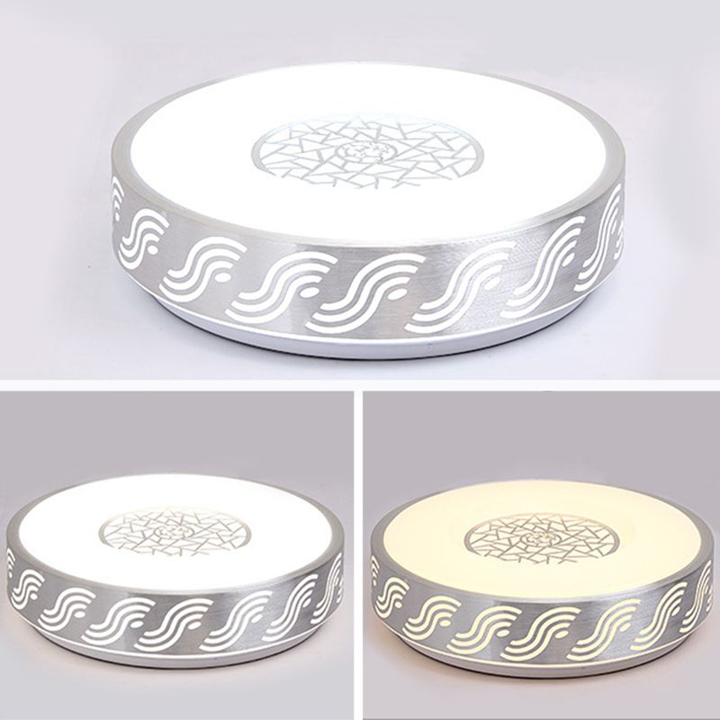 Round Flush Mount Light Acrylic Modern Simplicity Flush Mount Spotlight for Living Room