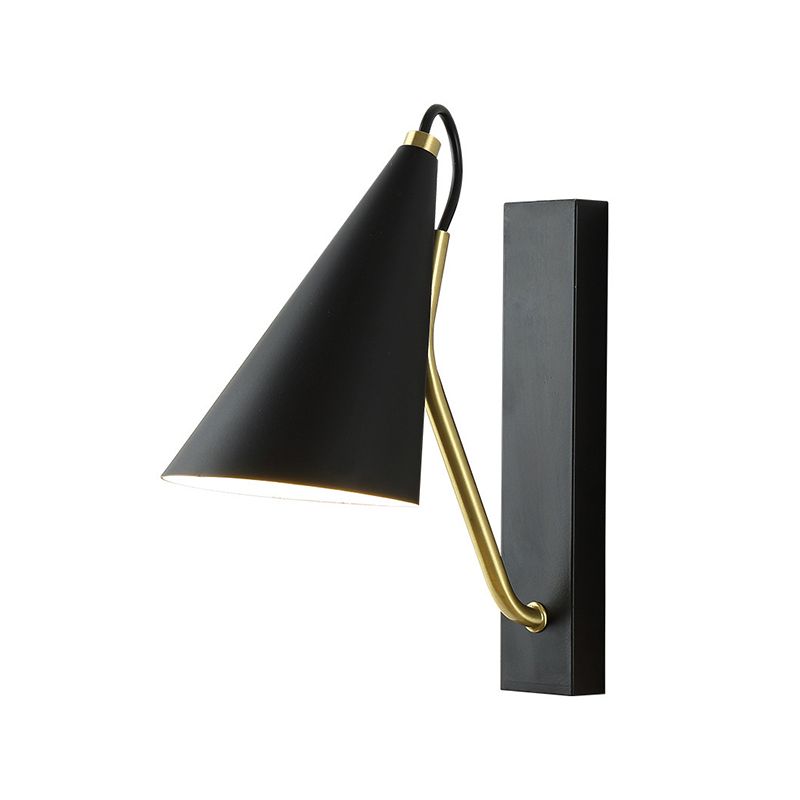 Contemporary Wall Sconce Household Metal Shade Wall Mounted Lamp for Sitting Room