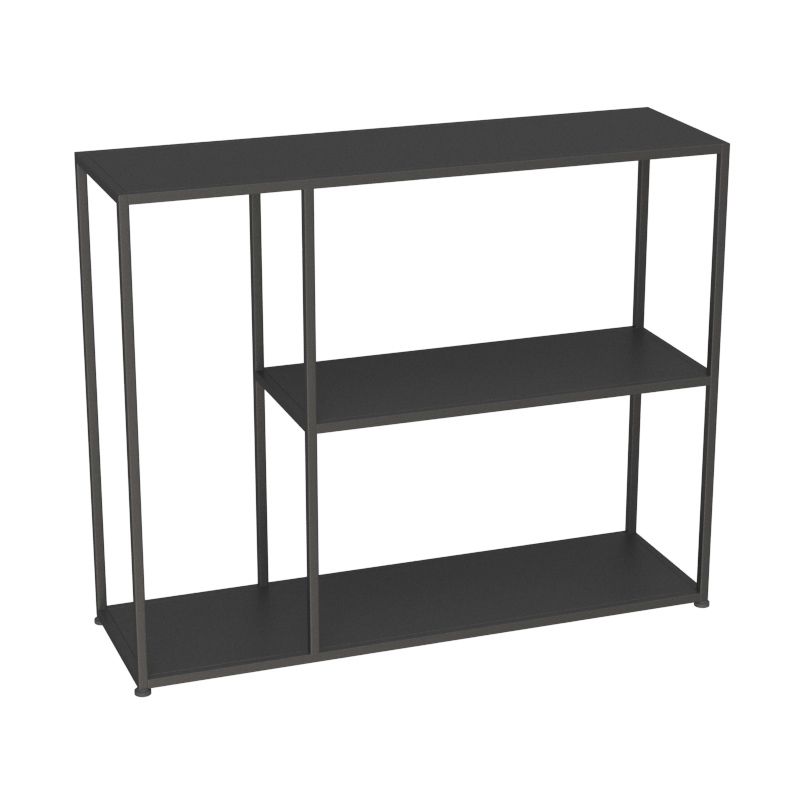 Etagere Metal Bookshelf Industrial Open Back Storage Bookcase