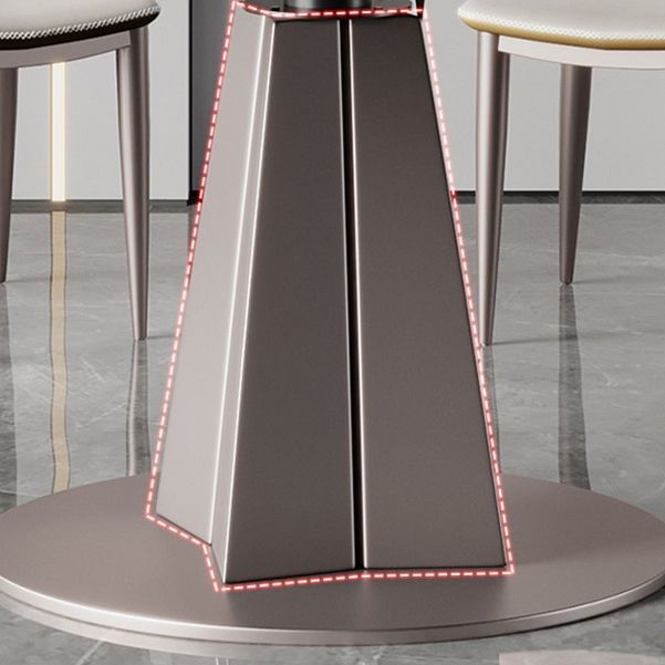 Glam 1/5/7 Pieces Dining Set Rectangular Sintered Stone Dining Table Set