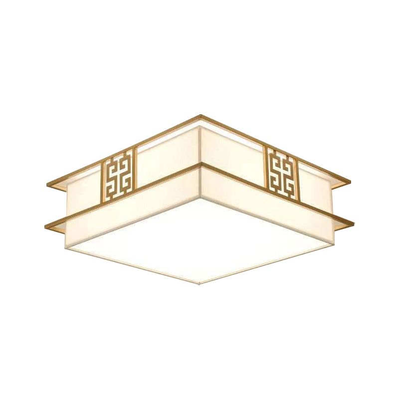 Modern Ceiling Mount Light Fixture Fabrics Multiple-Light Ceiling Light Fixture