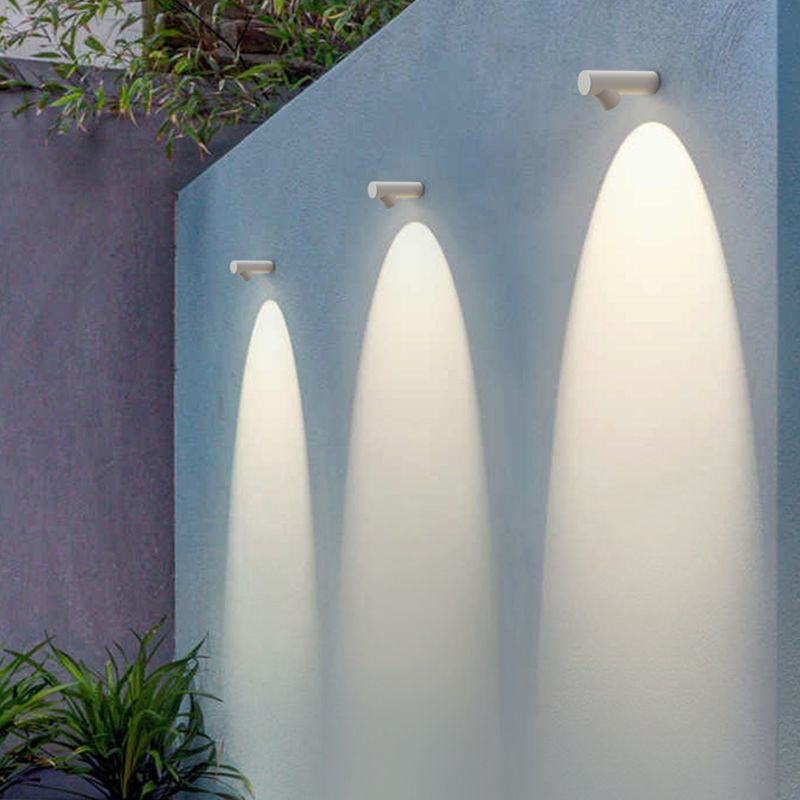 Metal Cylinder Sconce Lights Modern Style 1 Light Wall Lighting Fixtures