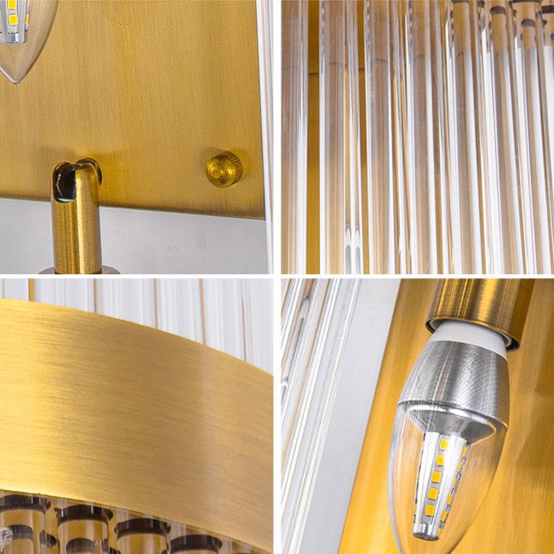 Wall Mount Lighting Modern Crystal Wall Mounted Lamps for Living Room