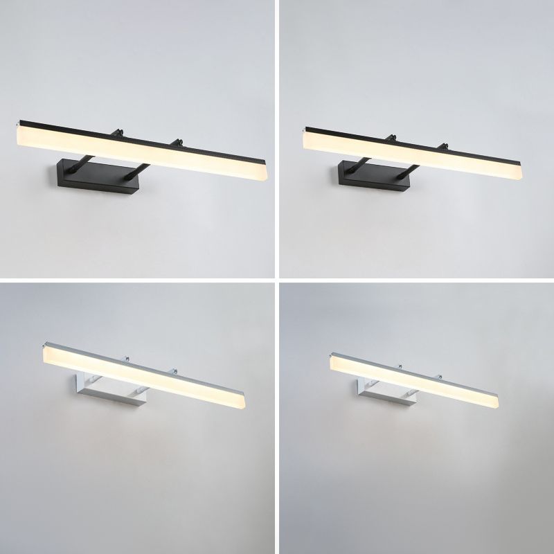 Metal Thin Wall Vanity Light Modern Style 1 Light Vanity Lighting Ideas