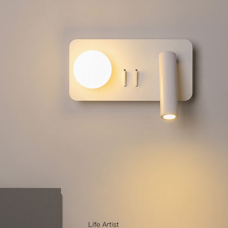 Modern Simplicity Style Bedside Reading Lamp Spotlight Design LED Wall Sconce for Bedroom