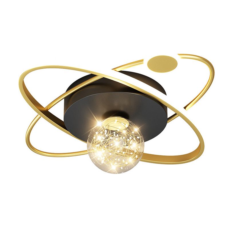 Lámpara de techo ovalada posmoderna lámpara de techo