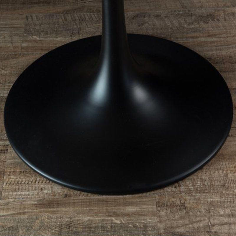1 Solid Wood Coffee Table Round Minimalist Coffee Table for Living Room