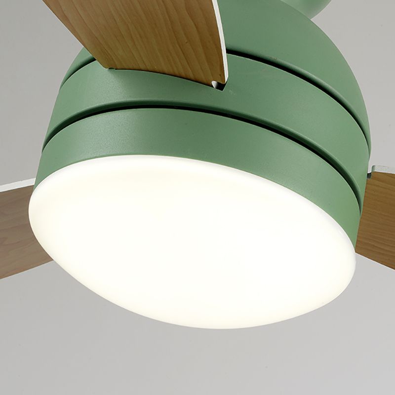 Dome LED Plafond Ventilateur Light Macaron acrylique pour enfants chambre à coucher de chambre à manger Light