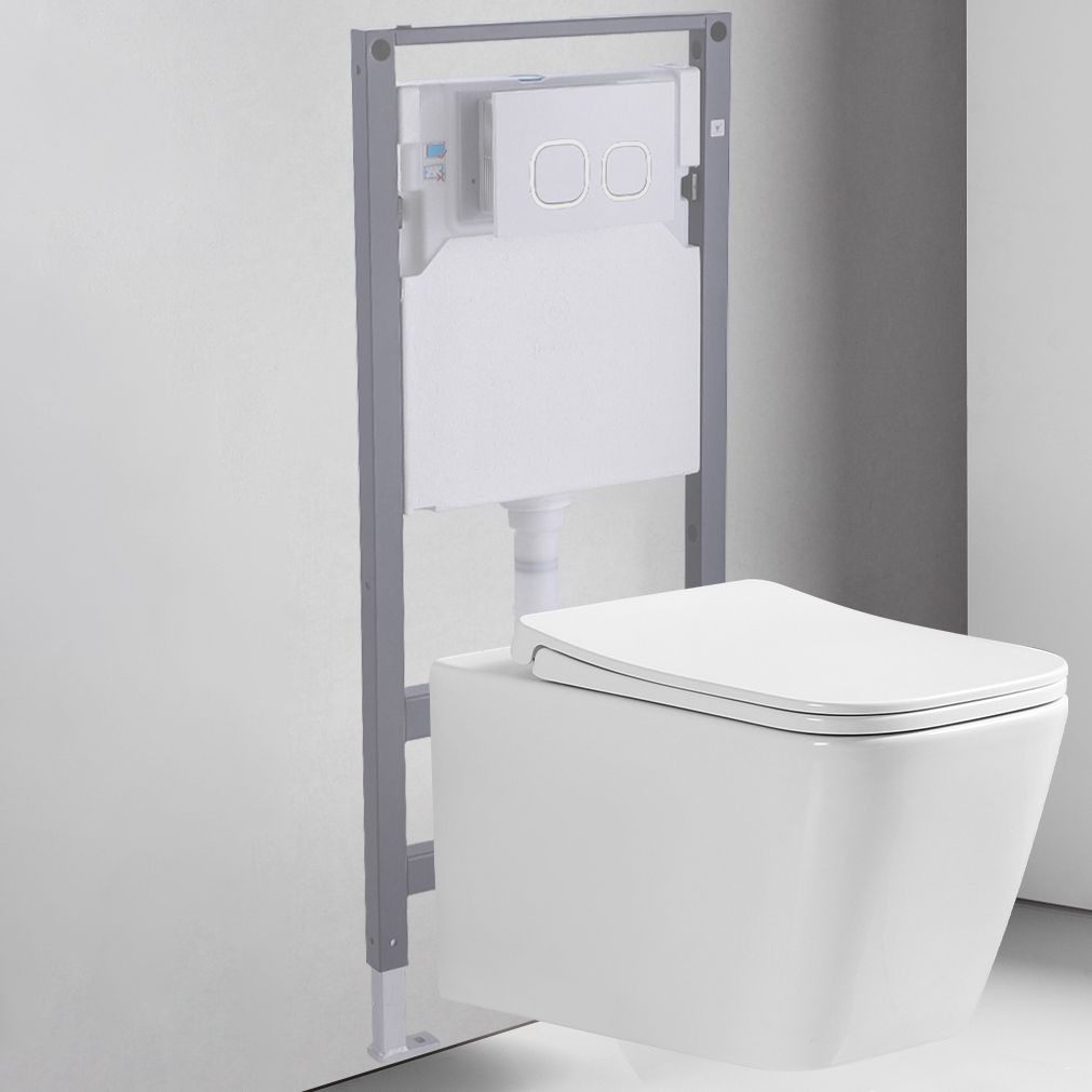 Wall Mount Flush Toilet Single Flush Modern One-Piece Toilet Urine Toilet