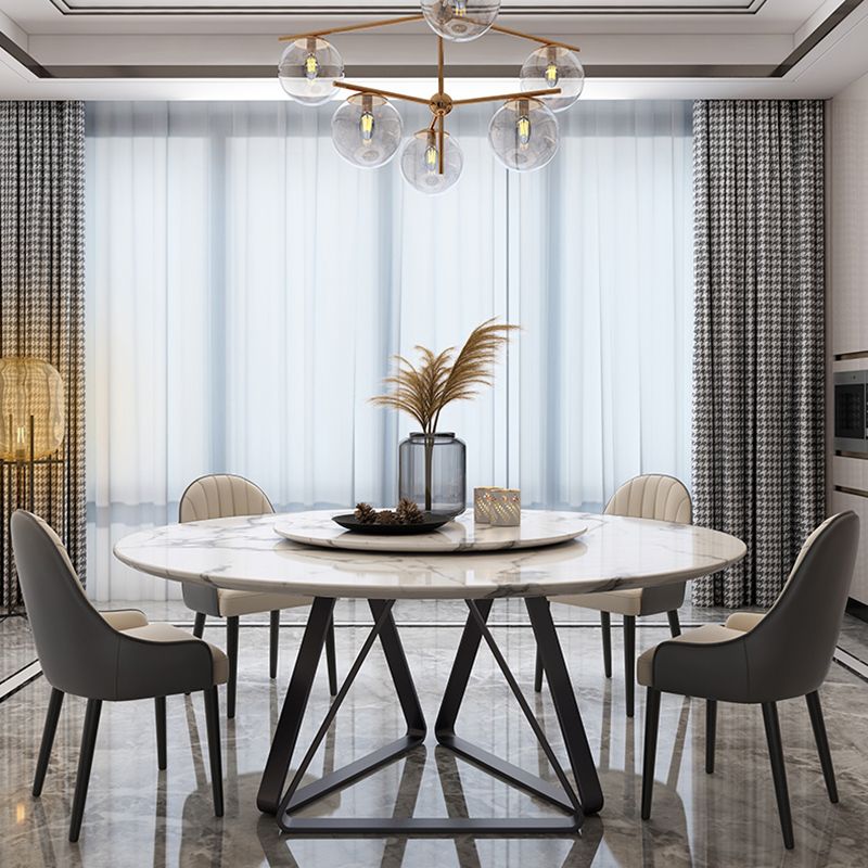 Marble Dining Table Set 1/5/7/9 Pieces Dining Set for Kitchen