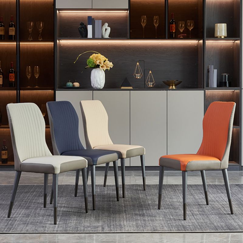 Sillas de comedor de madera estilo moderno Cocina Comedor Sillas laterales sin brazos